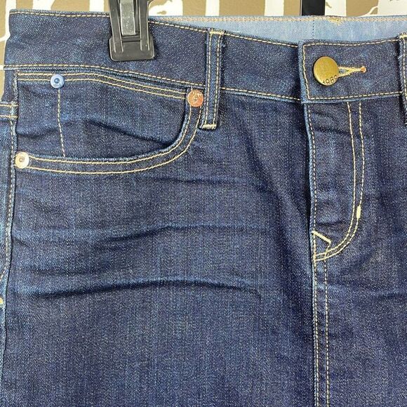 GAP Y2K (2009) Dark Denim Pencil Skirt sz 27/4 - Picture 3 of 8
